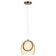 Lampa wisząca LED 8W NICOLE bursztynowy AZ6197 Azzardo