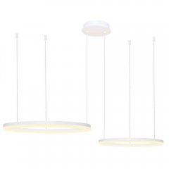 Lampa wisząca LED 90W HALO CCT WH + Pilot AZ4977 Azzardo