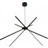 Lampa wisząca LED Czarny SPIDER P0412 MaxLight