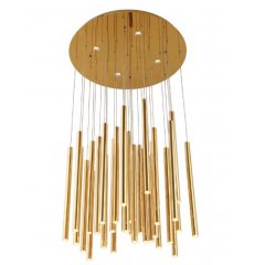 Lampa wisząca LED złoty ORGANIC Ix33 P0242 MaxLight