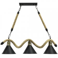 Lampa wisząca LINA 5102 / 3 BLACK Elem