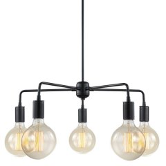 Lampa wisząca Malene MDM3386 / 5 BK Italux