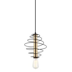 Lampa wisząca Mirren MDM-3932 / 1 BK + BRO Italux