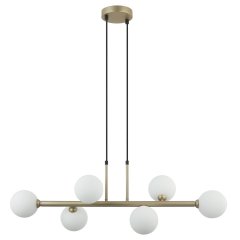 Lampa wisząca OLBIA PND-38679-6-FGD + WH Italux
