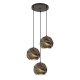 Lampa wisząca PALERMO PND-2424-3S-GR+GD Italux