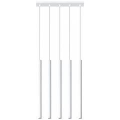 Lampa wisząca PASTELO 5 Biała SL.0468 Sollux