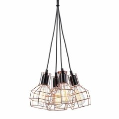 Lampa wisząca Perifo MDM-2272 / 4 BK + COP Italux