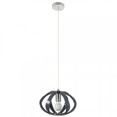 Lampa wisząca PLASTA 6760 / 1 GREY Elem