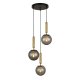 Lampa wisząca RAVENA PND-2324-3A BRO+SG Italux