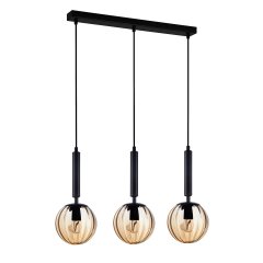 Lampa wisząca RAVENA PND-2324-3L BK + AMB Italux