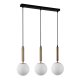 Lampa wisząca RAVENA PND-2324-3L GD+OPA Italux