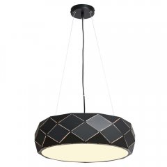Lampa wisząca REUS LP-8069 / 1P BK Light Prestige