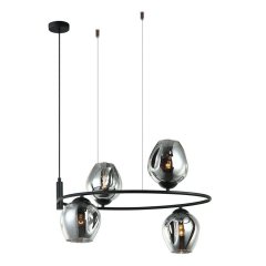 Lampa wisząca Roxane MDM-4046-4 BK + SG Italux