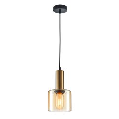 Lampa wisząca SANTIA PND-65342-1-BRO + AMB Italux