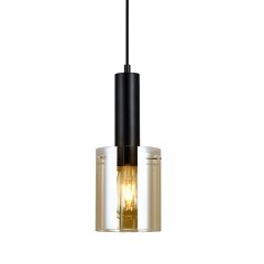 Lampa wisząca Sardo PND-5581-1-BK + AMB Italux
