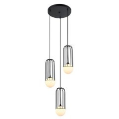 Lampa wisząca Simon MDM-3938 / 3 BK Italux