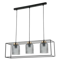 Lampa wisząca SINELLA PND-23231-3-BK + SG Italux