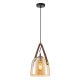 Lampa wisząca SOLTA PND-24342-1-BK-AMB Italux
