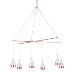 Lampa wisząca Telesto AD16024-6A RG Italux
