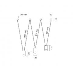 Lampa wisząca VIWIN 9571 Antigo