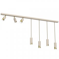 Siedmiopunktowa lampa wisząca z reflektorami SHIFT 9683 Luminex