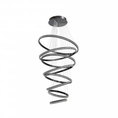 Żyrandol 238W AZALEA SPIRAL czarna AZ6774 Azzardo