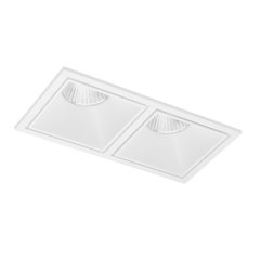 Podwójna oprawa wpuszczana oczko LED 20W Okos 2 CCT SWITCH WH AZ5996 Azzardo