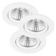 Zestaw trzech opraw wpuszczanych oczko LED 4.5W FREMONT 3-KIT 47580101 Nordlux