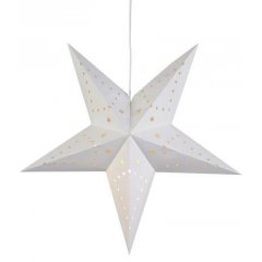 Ozdoba wisząca świetlna Gwiazda 45cm biały MIKKE 700701 Markslojd