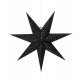 Ozdoba wisząca świetlna Gwiazda 75cm czarny CLARA 704901 Markslojd