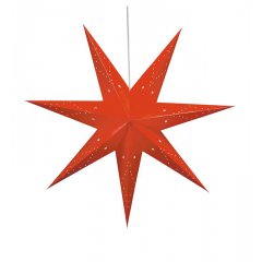 Ozdoba wisząca świetlna Gwiazda 75cm czerwony SATURNUS 8101,130 Markslojd