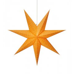 Ozdoba wisząca świetlna Gwiazda 75cm szafranowy CLARA 704903 Markslojd