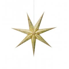 Ozdoba wisząca świetlna Gwiazda złota ELIN 703551 Markslojd