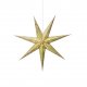 Ozdoba wisząca świetlna Gwiazda złota ELIN 703551 Markslojd