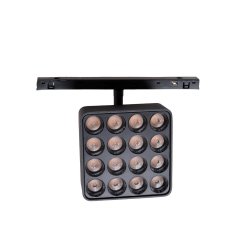Lampa reflektor spot szynowy LED 12W Raster kwadrat Zigbee MICRO11 czarna N0013Z MaxLight
