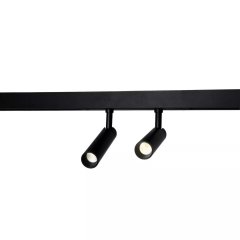 Lampa reflektor spot szynowy Reflektor 2x5W On / Off MAGNETIC czarna M0020N MaxLight