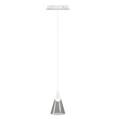 Lampa wisząca szynowa LED 6W Klosz Wiszący On / Off MAGNETIC biała M0043N MaxLight