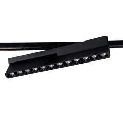 Oprawa szynowa LED 12W Raster łamany Zigbee MICRO11 czarna N0005Z MaxLight
