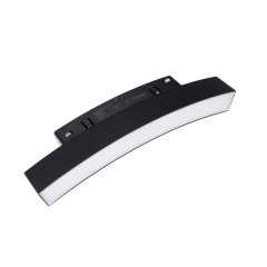 Oprawa szynowa LED 6W Linia łukowa On / Off MAGNETIC czarna M0037N MaxLight