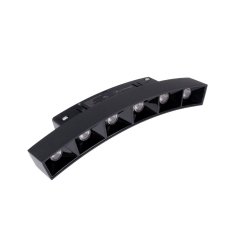 Oprawa szynowa LED 7,2W Raster łukowy On / Off MAGNETIC czarna M0039N MaxLight