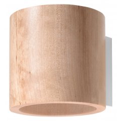 Lampa ścienna ORBIS Naturalne Drewno SL.0490 Sollux