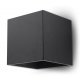 Lampa ścienna QUAD 1 Czarny SL.0057 Sollux