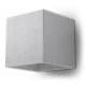 Lampa ścienna QUAD 1 Szary SL.0058 Sollux