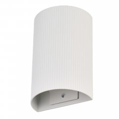 Ryflowana lampa ścienna LUCIUS biały AZ6108 Azzardo