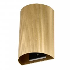 Ryflowana lampa ścienna LUCIUS złoty AZ6111 Azzardo
