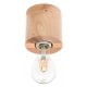 Lampa sufitowa SALGADO naturalne drewno SL.0672 Sollux