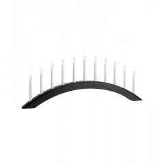 Świecznik stołowy czarny AVENTO 706101 Markslojd