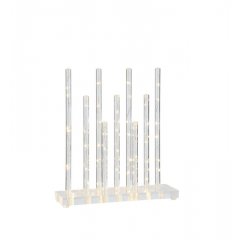 Świecznik stołowy przezroczysty / chrom BLISS 706097 Markslojd