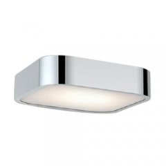 Plafoniera Rabalux Harmony Lux 3853 - Soffitto In Metallo E Vetro, Cromo E Bianco, Ø40cm, 2x E27, Dimmerabile, IP20