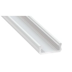 Profil aluminiowy biały typ "D" 1m  +  klosz mleczny EKPR1058 Eko-light